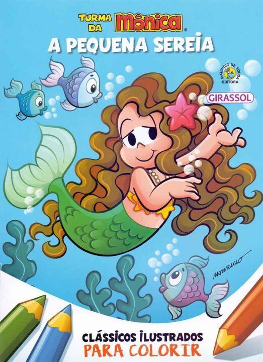 Livro Turma da Mônica Clássicos Ilustrados para Colorir A...
