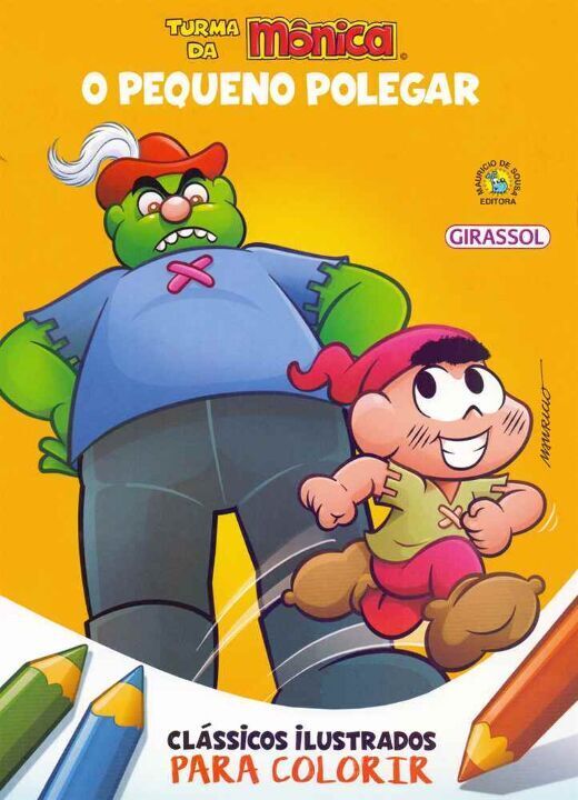 Livro Turma da Mônica Clássicos Ilustrados para Colorir O...
