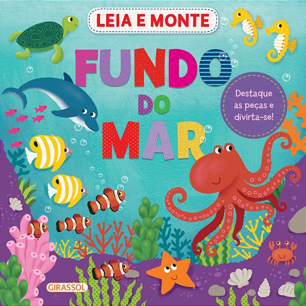 Livro Leia e Monte: Fundo do Mar (Volume 1)