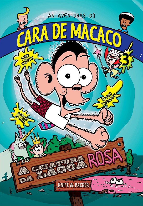 Livro As Aventuras Do Cara De Macaco