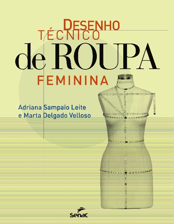 Livro Desenho técnico de roupa feminina