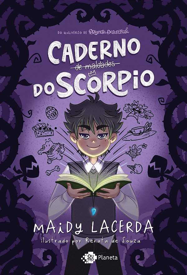 Livro O caderno de maldades do Scorpio