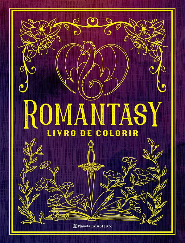Livro Romantasy: livro de colorir