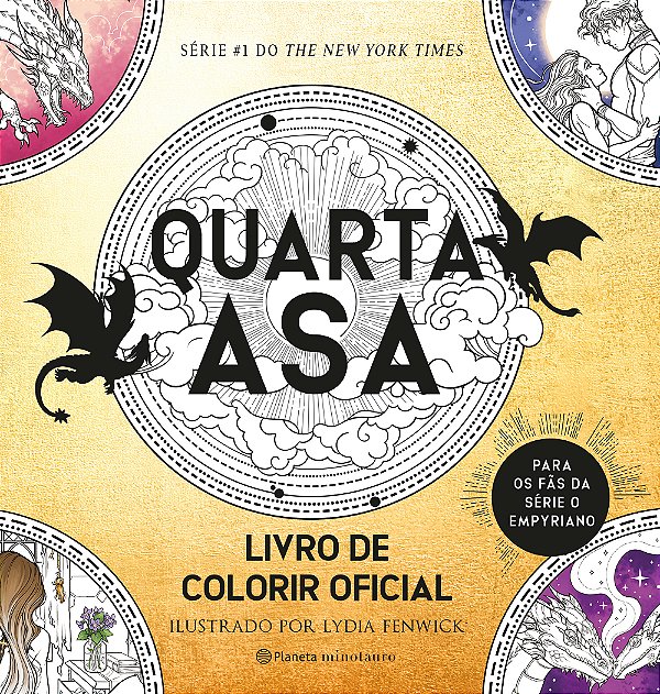 Livro Quarta asa: livro de colorir oficial