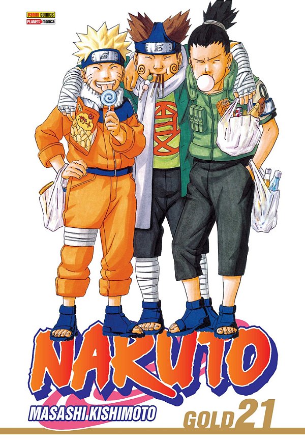 Livro Naruto Gold Vol. 21