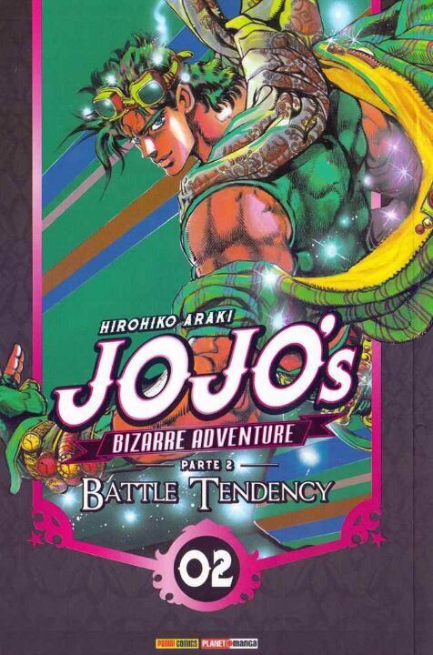 Livro Jojo's Bizarre Adventure - Parte 2: Battle Tendency...