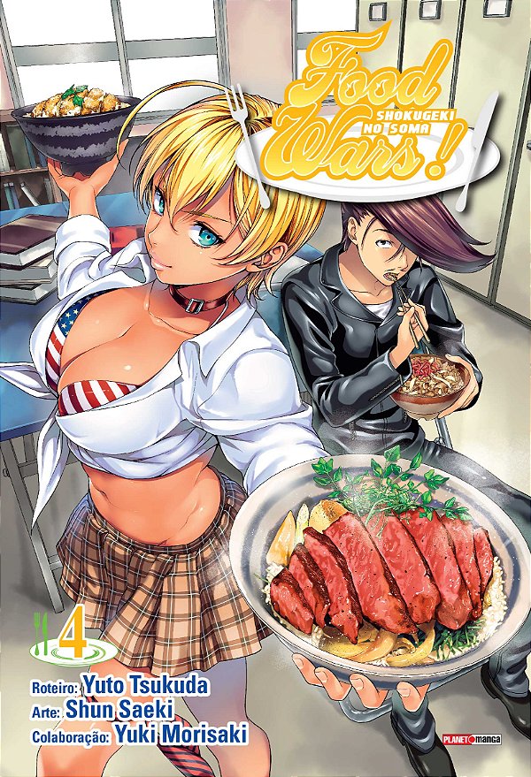 Livro Food wars! vol. 4