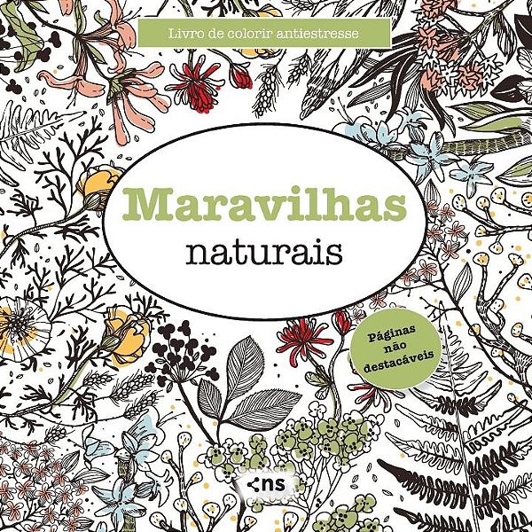 Livro LIVRO DE COLORIR ANTIESTRESSE MARAVILHAS NATURAIS