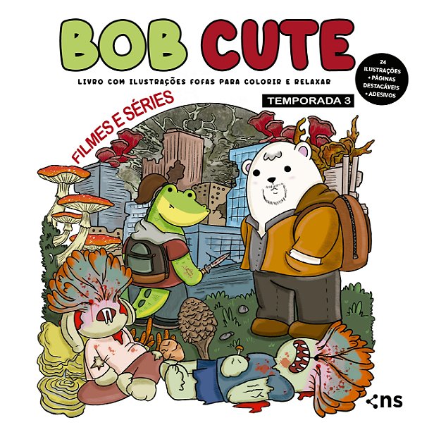 Livro Bob Cute - Filmes E Séries - Temporada 3 - Livro Com Ilus...