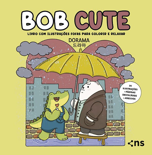 Livro Bob Cute - Dorama - Livro Com Ilustrações Fofas E Origina...