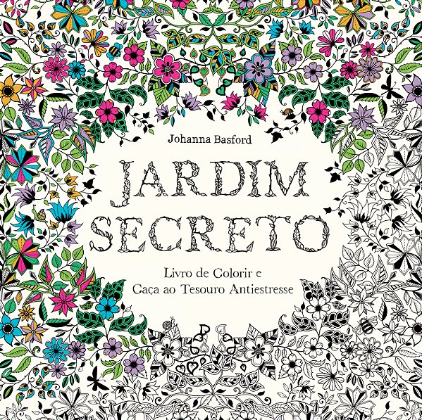 Livro Jardim secreto: Livro de colorir e caça ao tesouro ...