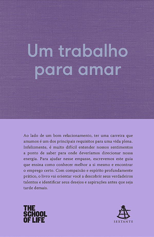 Livro Um trabalho para amar