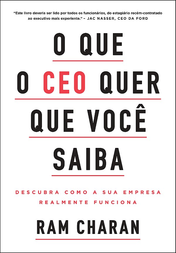 Livro O que o CEO quer que você saiba: Descubra como a su...