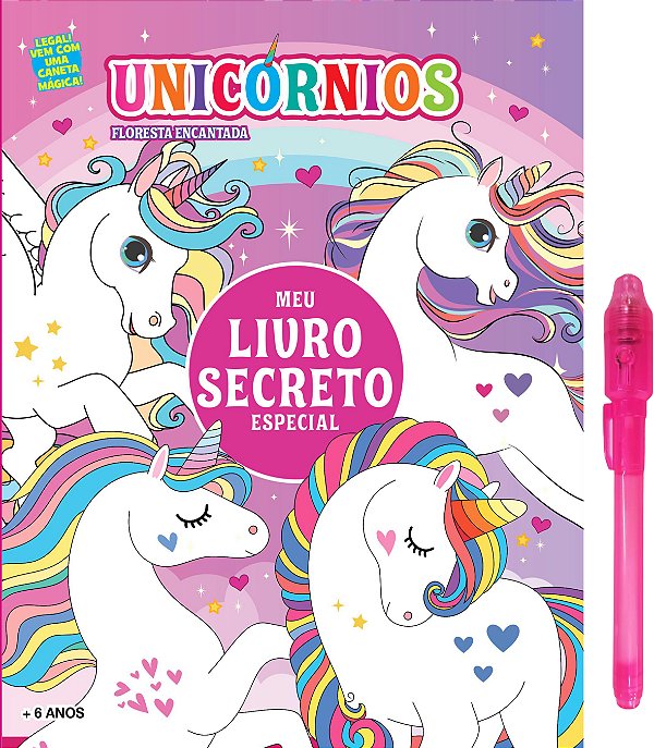 Livro Unicórnios: meu livro secreto especial