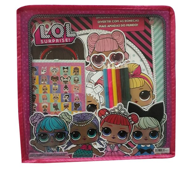 Livro L.O.L. Surprise! Pinte e brinque