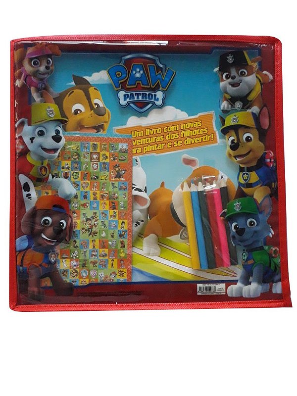Livro Patrulha canina - Pinte e brinque