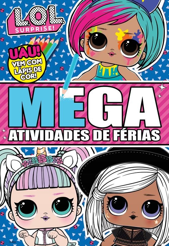 Livro L.O.L. Surprise! - Mega atividades de férias