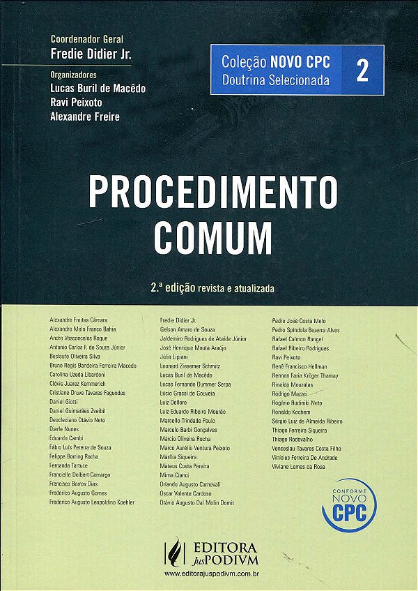 Livro Coleção Novo Cpc - Doutrina Selecionada - V.2 - Procedime...