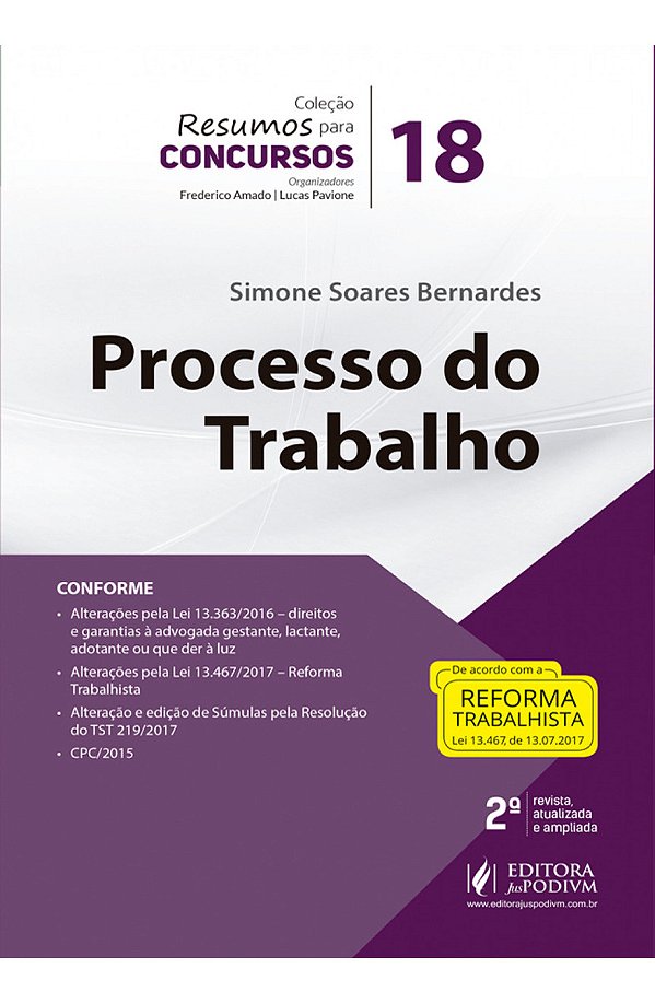 Livro Processo do trabalho (Volume 18)