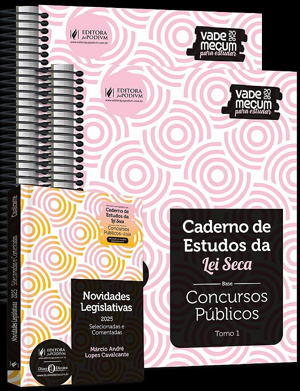 Livro Caderno De Estudos Da Lei Seca - Concursos Públicos - Vad...