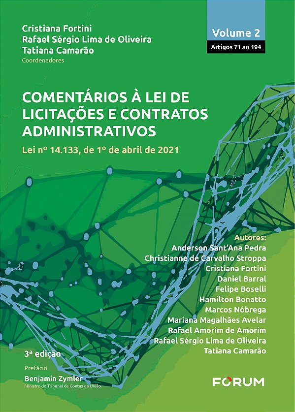 Livro Comentários à lei de licitações e contratos administrativ...