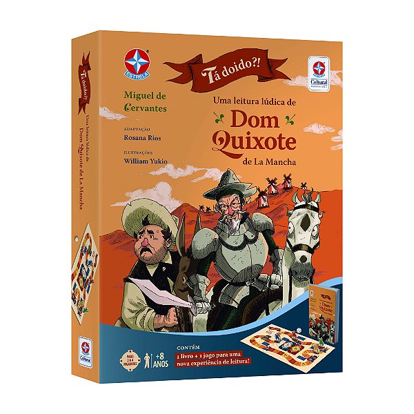 Livro Ta doido ?! uma aventura lúdica de Dom Quixote de l...