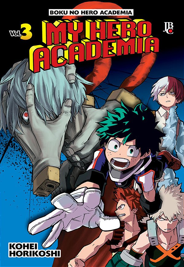 Livro My hero academia - boku no hero - vol. 3
