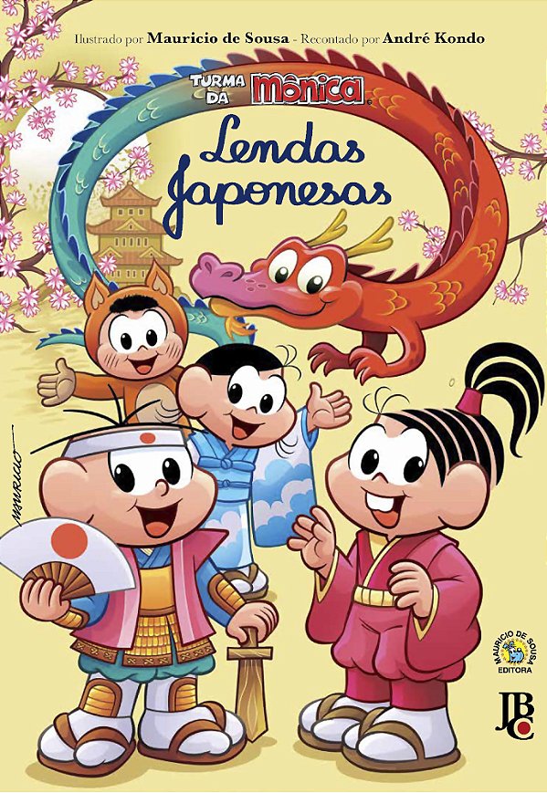 Livro Turma da Mônica Lendas Japonesas