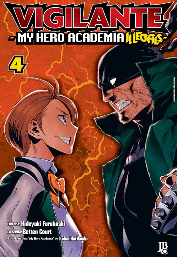 Livro Vigilante my hero academia illegals vol. 04