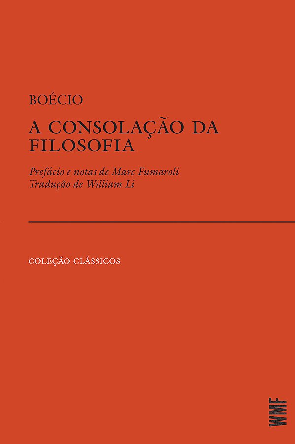 Livro A Consolação da filosofia