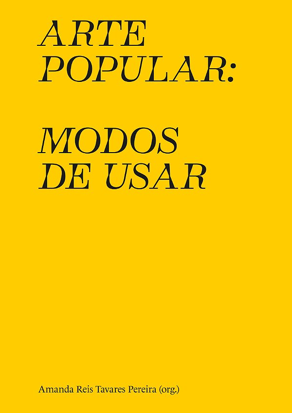 Livro Arte popular: Modos de usar