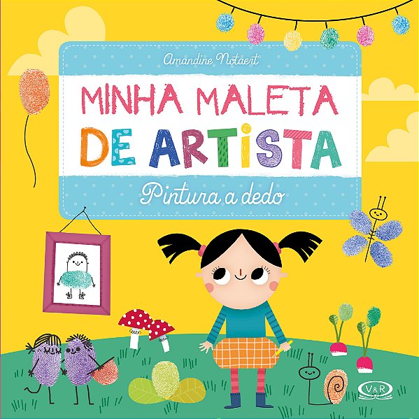 Livro Minha Maleta de Artista: Pintura a Dedo
