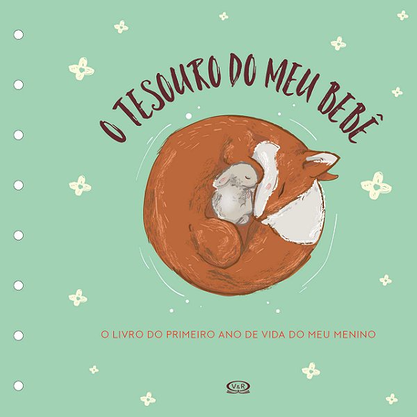 Livro Tesouro do meu bebê: o livro de recordações (capa verde)