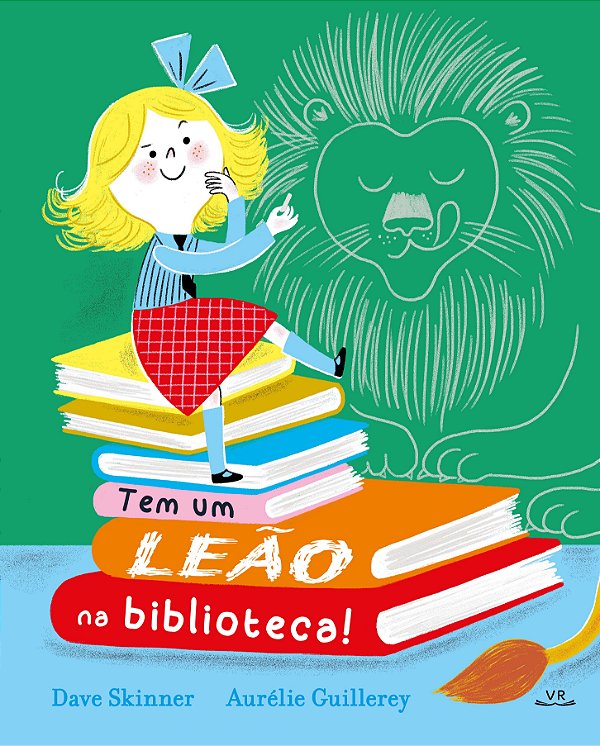 Livro Tem um leão na biblioteca!
