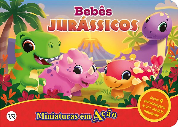 Livro Miniaturas em ação - Bebês jurássicos (Volume 1)