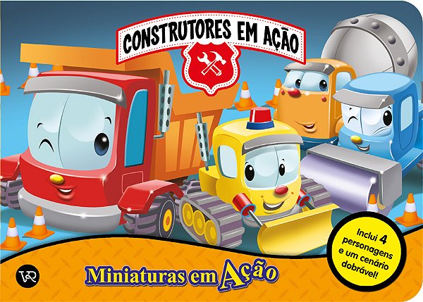 Livro Miniaturas Em Ação - Construtores Em Ação