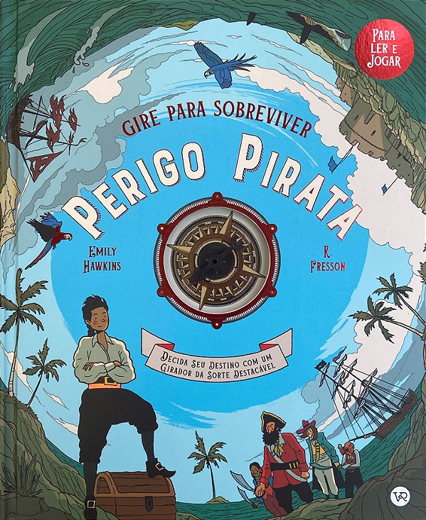 Livro Gire Para Sobreviver - Perigo Pirata