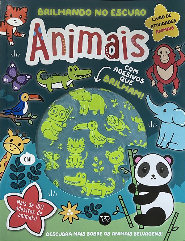 Livro Brilhando No Escuro - Animais