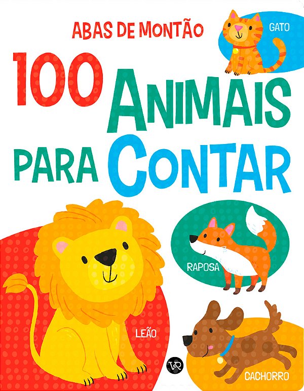 Livro Abas De Montão - 100 Animais Para Contar