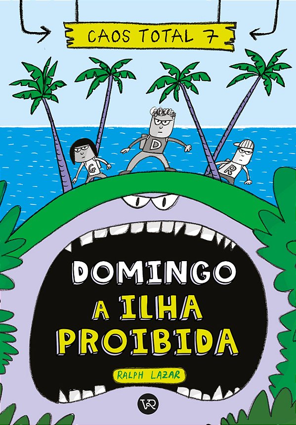 Livro Caos Total 7 - Domingo - A Ilha Proibida