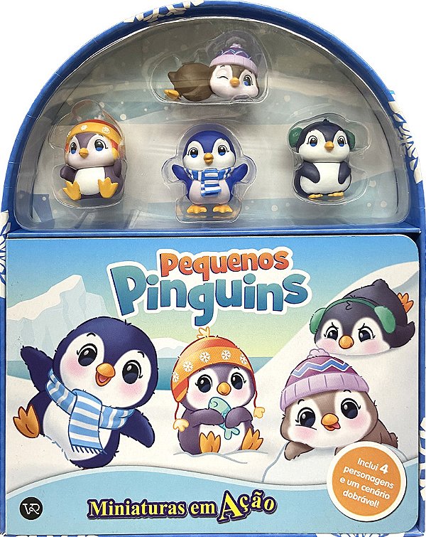 Livro Miniaturas Em Ação - Pequenos Pinguins