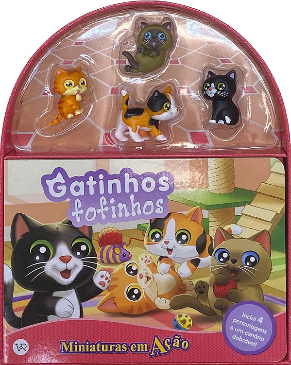 Livro Miniaturas em ação - Gatinhos fofinhos (Volume 11)