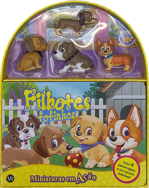 Livro Miniaturas em ação - Filhotes fofinhos (Volume 10)