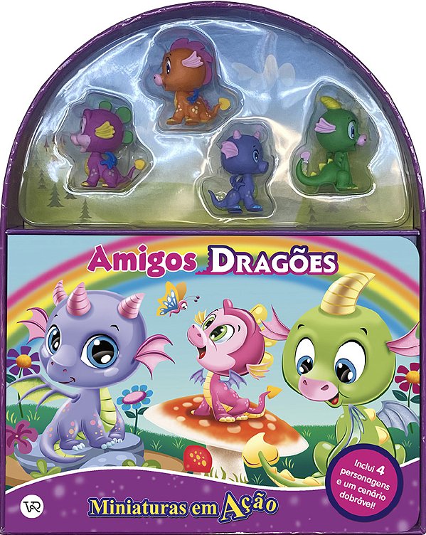 Livro Miniaturas em ação - Amigos dragões (Volume 9)