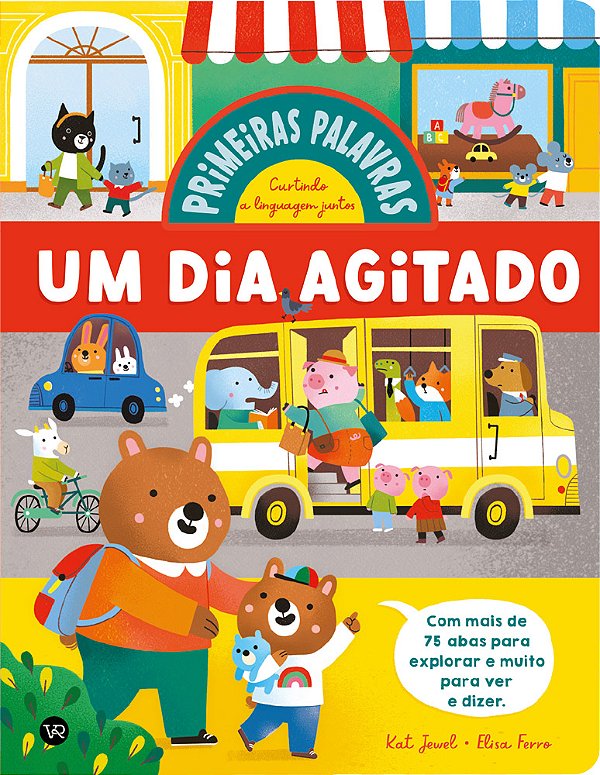 Livro Primeiras palavras - um dia agitado
