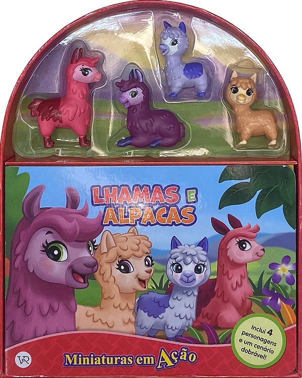 Livro Miniaturas em ação - Lhamas e alpacas (Volume 12)