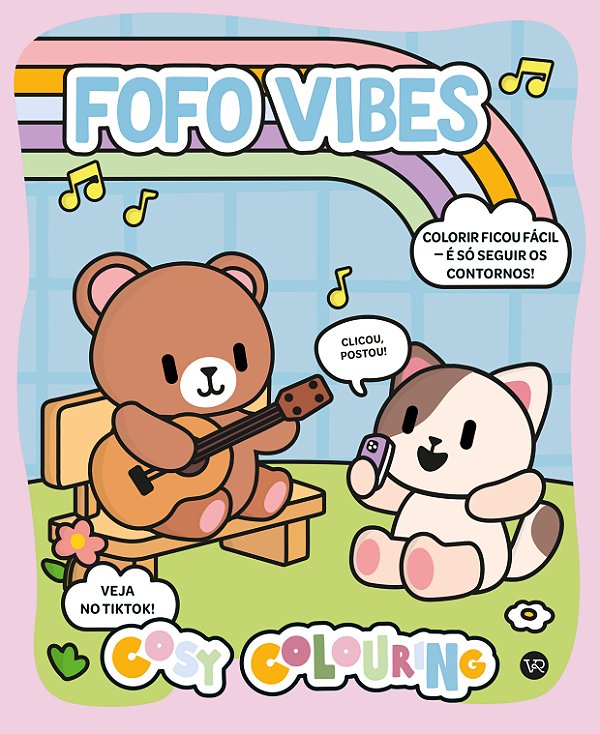 Livro Fofo Vibes - Cosy Colouring (Volume 2)