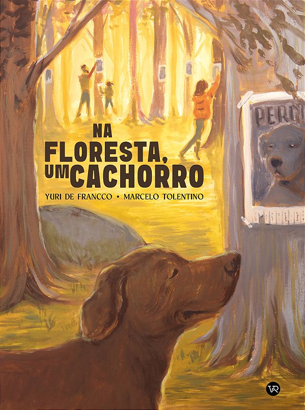 Livro Na floresta, um cachorro