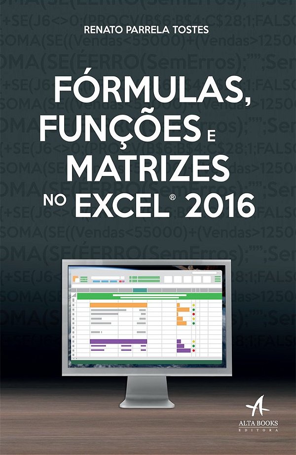 Livro Fórmulas, funções e matrizes no Excel 2016