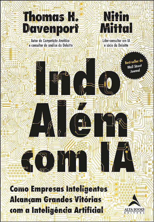 Livro Indo além com ia: como empresas inteligentes alcanç...